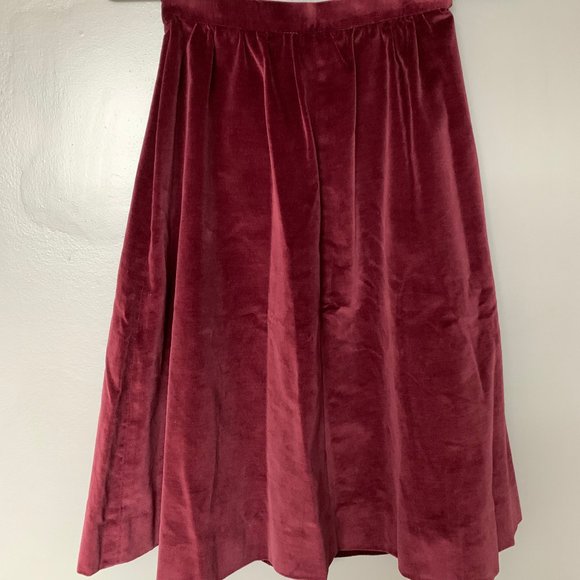 Vintage Suede Burgundy Blazer & Skirt Set! - Picture 3 of 9